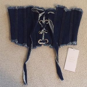 Zara Denim Waist Accessory